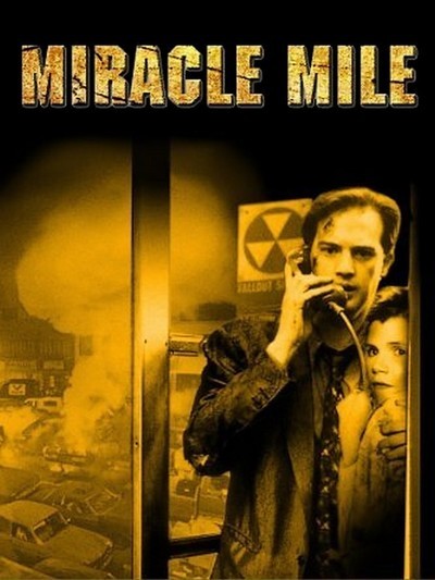 Poster for the 1988 movie MIRACLE MILE.